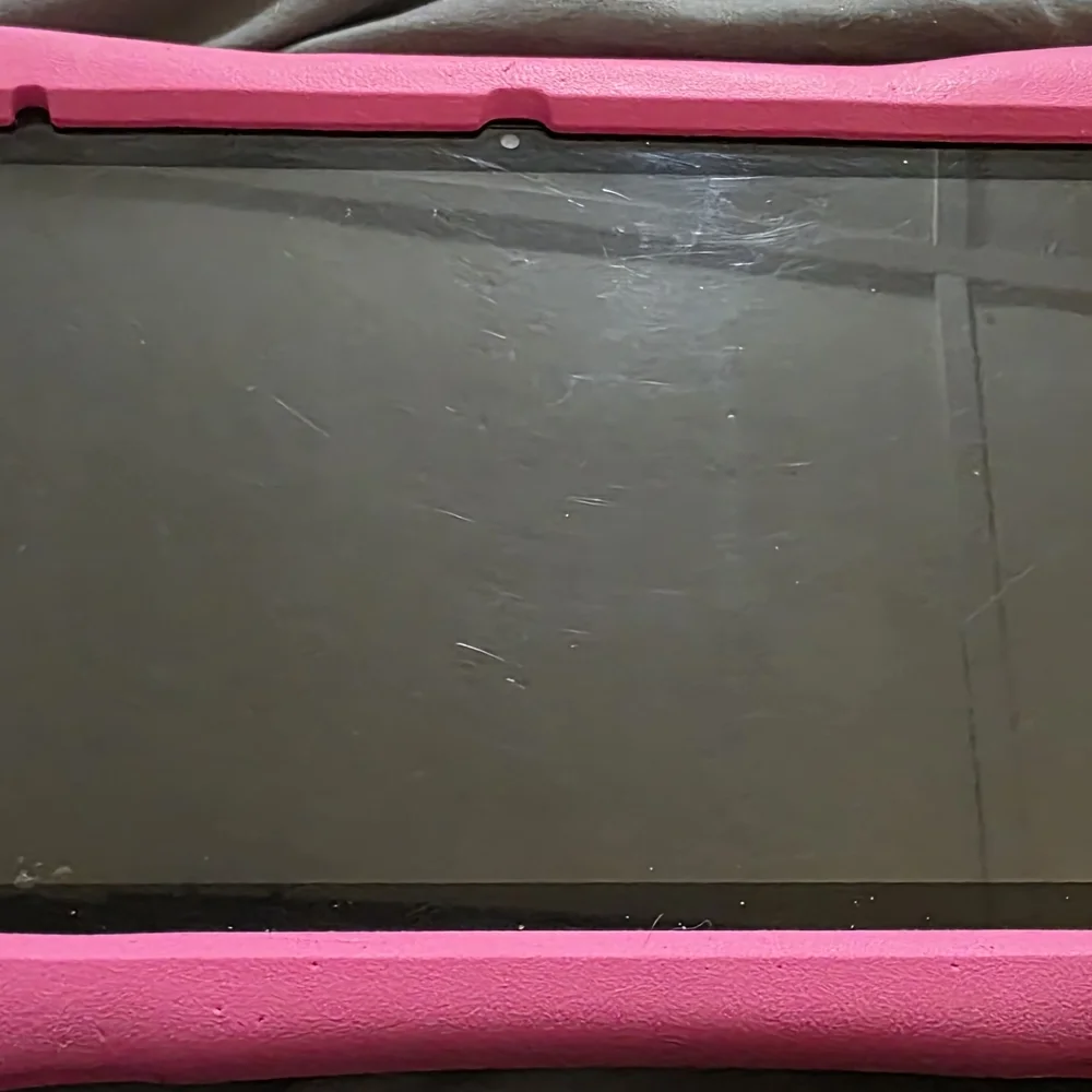 Pink Tablet with Protective Case